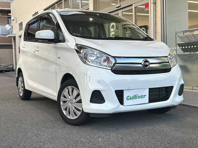 日産 デイズ J 高知県 2019(平31)年 7.3万km ホワイト 純正フルセグナビ　/（ＭＪ１１８Ｄ－Ｗ）/【Ｂｌｕｅｔｏｏｔｈ　ＣＤ　ＴＶ　】/衝突被害軽減システム/純正フロアマット/ドライブレコーダー　/保証書　/取扱説明書