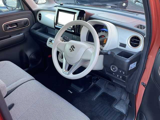 スズキ ワゴンＲ スマイル HYBRID X 青森県 2021(令3)年 2.7万km コーラルオレンジメタリック/アーバンブラウン2トーン 4WD/社外8インチメモリナビ・フルセグTV/CD・DVD・Bluetooth・SD/バックカメラ/両側パワースライドドア/前席シートヒーター/セーフティサポート/デュアルカメラブレーキサポート/誤発進抑制機能/レーンキープアシスト/コーナーセンサー/横滑り防止機能/LEDヘッドライト/フォグライト/ウインカーミラー/OP 2トーンルーフ/保証書・取扱書