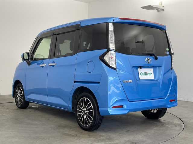 トヨタ タンク G－T 兵庫県 2018(平30)年 3万km ファインブルーマイカメタリック ・carrozzeriaディスプレイオーディオ（CD/DVD/BT）/・両側パワースライドドア/・スマートアシスト/・ビルトインETC/・クルーズコントロール/・衝突軽減ブレーキ/・レーンキープアシスト/・ヘッドライトレベライザー/・シートヒーター/・社外15インチAW/・オートライト/・ハロゲンライト/・社外フロアマット/・前方ドライブレコーダー/・プッシュスタート/・スマートキー