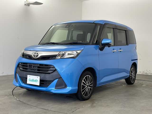 トヨタ タンク G－T 兵庫県 2018(平30)年 3万km ファインブルーマイカメタリック ・carrozzeriaディスプレイオーディオ（CD/DVD/BT）/・両側パワースライドドア/・スマートアシスト/・ビルトインETC/・クルーズコントロール/・衝突軽減ブレーキ/・レーンキープアシスト/・ヘッドライトレベライザー/・シートヒーター/・社外15インチAW/・オートライト/・ハロゲンライト/・社外フロアマット/・前方ドライブレコーダー/・プッシュスタート/・スマートキー