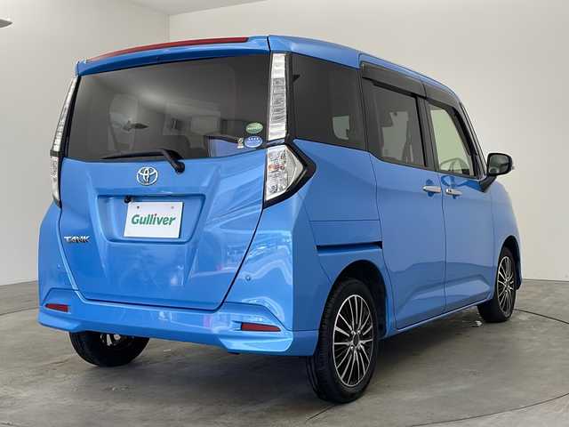 トヨタ タンク G－T 兵庫県 2018(平30)年 3万km ファインブルーマイカメタリック ・carrozzeriaディスプレイオーディオ（CD/DVD/BT）/・両側パワースライドドア/・スマートアシスト/・ビルトインETC/・クルーズコントロール/・衝突軽減ブレーキ/・レーンキープアシスト/・ヘッドライトレベライザー/・シートヒーター/・社外15インチAW/・オートライト/・ハロゲンライト/・社外フロアマット/・前方ドライブレコーダー/・プッシュスタート/・スマートキー