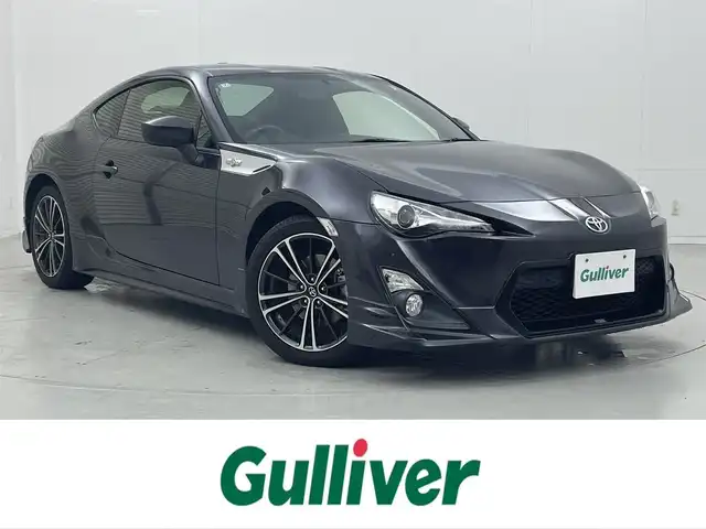 トヨタ ８６ GT 茨城県 2012(平24)年 17.3万km ダークグレーメタリック 社外ナビ/フルセグ視聴可/DVD再生可/バックカメラ/Bluetooth接続/ETC/TRDエアロ（フロント、サイド、リア）/純正AW/純正フロアマット