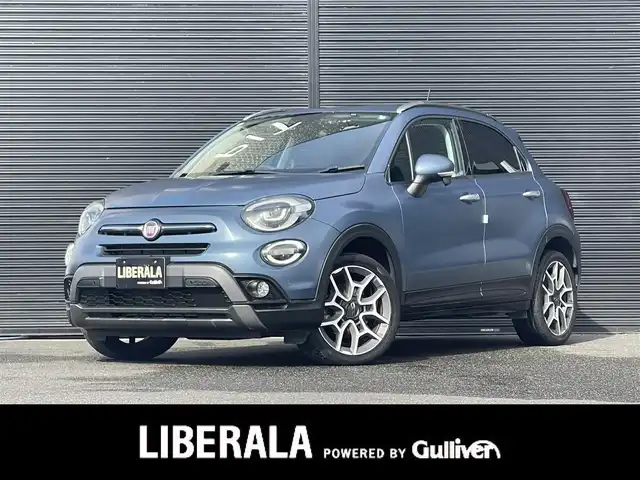 フィアット ５００Ｘ インディゴ 山梨県 2020(令2)年 3万km 青 150台限定車 /1オナ/ACC /純正ディスプレイオーディオ/AppleCarPlay/androidauto/Ｂカメラ　/ＬＥＤヘッド　/オートハイビーム　/ＢＳＡ　/黒革　/前席パワーシート　/前席シートヒーター　/空気圧センサー　/前後ドラレコ　/純正１８インチＡＷ