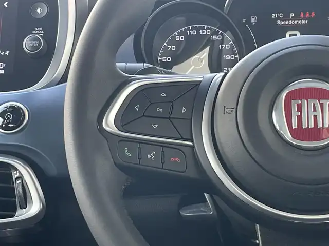 フィアット ５００Ｘ インディゴ 山梨県 2020(令2)年 3万km 青 150台限定車 /1オナ/ACC /純正ディスプレイオーディオ/AppleCarPlay/androidauto/Ｂカメラ　/ＬＥＤヘッド　/オートハイビーム　/ＢＳＡ　/黒革　/前席パワーシート　/前席シートヒーター　/空気圧センサー　/前後ドラレコ　/純正１８インチＡＷ