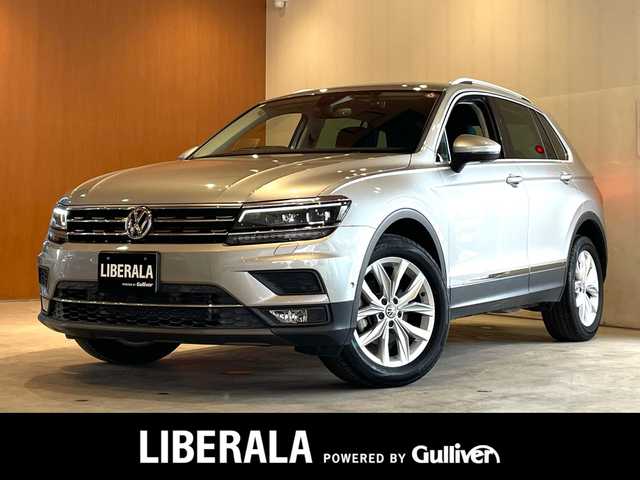 フォルクスワーゲン ティグアン TDI 4モーション ハイライン 道央・札幌 2018(平30)年 3.7万km タングステンシルバーメタリック レザーシートパッケージ/　・レザーシート/　・運転席メモリー付パワーシート/　・運転席パワーランバーサポート/オールインセーフティ/ヘッドアップディスプレイ/シートヒーター/DiscoverProナビ/フルセグTV/CD/DVD/SD/USB/Bluetooth/360°カメラ/パークアシスト/PDC/ACC/レーンアシスト/サイドアシストプラス/トラフィックアシスト/ダイナミックコーナリングライト/ダイナミックライトアシスト/パワーテールゲート