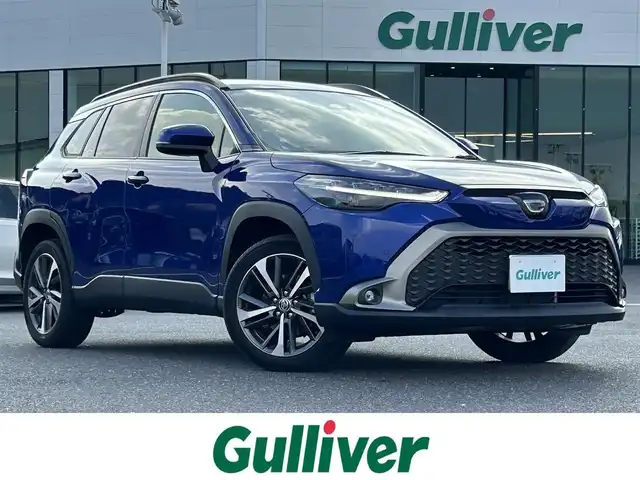 トヨタ カローラ クロス ハイブリッド Z 島根県 2024(令6)年 1.7万km ダークブルーマイカM 登録時走行距離16439km/ワンオーナー/トヨタコネクテッドナビ/Bluetooth/フルセグTV(テレビキャンセラー付)/ビルトインETC2.0/電動パーキング/ブレーキホールド/スマートキー(スペアキー×1)/運転席パワーシート/純正18インチAW/純正フロアマット/前後コーナーセンサー/LEDヘッドライト/フォグランプ/オートライト/オートハイビーム/ウィンカーミラー/衝突被害軽減ブレーキ/レーダークルーズコントロール/レーンキープアシスト/横滑り防止装置/ダブル/カーテンエアバッグ/スタッドレスタイヤ付/禁煙車/取扱説明書/保証書