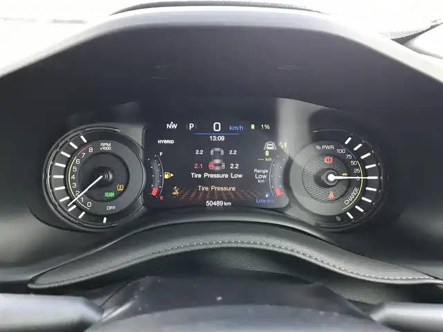 クライスラー・ジープ レネゲード トレイルホーク 4xe 鳥取県 2021(令3)年 5.1万km 黒 ４・W・D・ターボ車/純正ナビ/フルセグ/BT/USB/AUX/バックカメラ/衝突軽減システム/レーンキープアシスト/コーナーセンサー/ヒルスタートアシスト/クルーズコントロール/ETC2.0/LEDヘットライト/純正17インチアルミホイール/ルーフレール/プッシュエンジンスタート/スマートキー/フロアマット