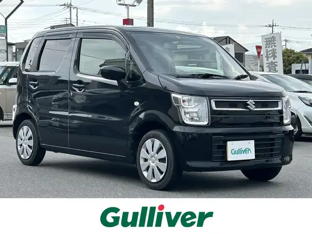 スズキ ワゴンＲ FA 群馬県 2022(令4)年 4.5万km 黒 MT車/ワンオーナー/ワンセグテレビ/バックカメラ/アイドリングストップ/ドアバイザー/ETC/ABS/ベンチシート/フロアマット純正/スペアキー1本/アルミホイール純正/オートライト