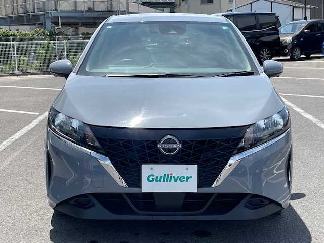 日産 ノート X 長崎県 2023(令5)年 6.5万km グレー 純正メモリーナビ/BT/USB/HDMI/フルセグTV/アラウンドビューモニター/エマージェンシーブレーキ/プロパイロット/ステアリングスイッチ/デジタルインナーミラー/ハンドル支援/ドライブレコーダー/オートマチックハイビーム/ビルトインETC2.0/スマートキー×2