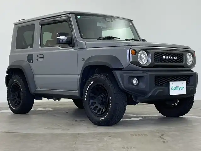 スズキ ジムニー シエラ JC 鹿児島県 2020(令2)年 5.1万km ミディアムグレー 社外SDナビ/・フルセグTV・CD・Bluetooth/スズキセーフティサポート/ドライブレコーダー/クルーズコントロール/社外16インチアルミホイール/ドアバイザー/ヘッドライトウォッシャー/LEDヘッドライト/オートライト/オートハイビーム/シートカバー/フロアマット/オートエアコン