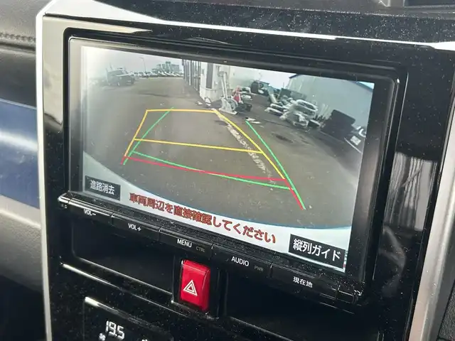 トヨタ ルーミー カスタムG S 道南・函館 2018(平30)年 6.6万km パールホワイトⅢ ／純正９インチＳＤナビ/／フルセグＴＶ/／寒冷地仕様/／夏冬タイヤ/／エンジンスターター/／バックカメラ/／ワンオーナー/／衝突軽減システム/／クルーズコントロール/／両側パワスラ/／スペアキー/／保証書/／取扱説明書/／記録簿