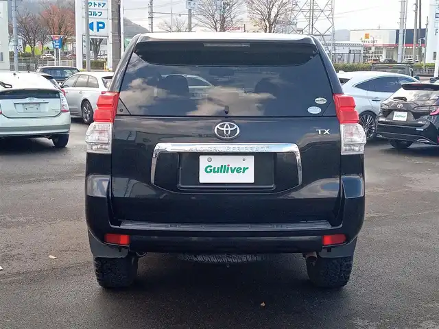 トヨタ ランドクルーザー プラド TX Lパッケージ 福井県 2011(平23)年 9.5万km ブラック 4WD/純正SDナビ（NSZT-W61G）/・（フルセグTV/CD/DVD/Bluetooth）/バックカメラ/横滑り防止装置/マルチテレインセレクト/クルーズコントロール/前席パワーシート/前席シートヒーター/ETC/純正フロアマット/電動格納サードシート/電動格納ウィンカーミラー/オートLEDライト/純正フロアマット/純正17インチAW/スマートキー