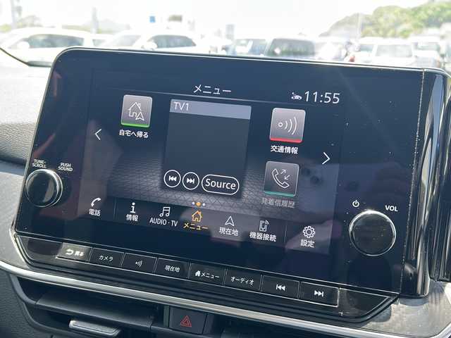 日産 ノート X 宮崎県 2023(令5)年 7.7万km オーロラフレアブルーパール 純正SDナビ（applecarplay/Bluetooth/TV）/全周囲カメラ/デジタルインナーミラー/プロパイロットシステム/ステアリングリモコン/ETC2.0/置くだけ充電/プッシュスタート/スペアキー/コーナーセンサー/オートライト/オートハイビーム/純正フロアマット