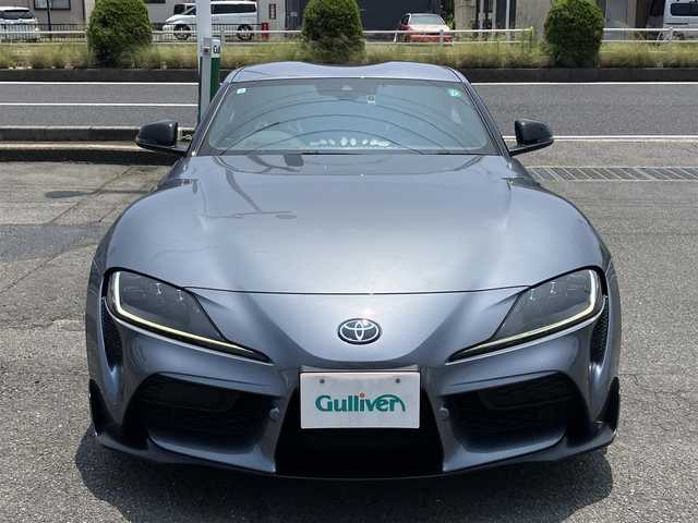 トヨタ スープラ SZ－R 三重県 2021(令3)年 6.1万km グレー ♪車検R8年7月1日/♪Toyota Supra Safety/ ・プリクラッシュセーフティ(PCS)/ ・レーンディパーチャーアラート(LDA)/ ・ブラインドスポットモニター(BSM)/♪JBLサウンド/ヘッドアップディスプレイ/純正ナビ/ ・フルセグ・BTオーディオ/ ・Apple Car Play/バックカメラ/レーダークルーズコントロール/スマートキー×2/プッシュスタート/ハーフレザーシート/前席シートヒーター/前席パワーシート(運転席メモリ付き)/LEDヘッドライト/オートライト/オートワイパー/クリアランスソナー/レーダー探知機/ドライブレコーダー/純正18インチAW/革巻ステアリング/ステアリングスイッチ/アイドリングストップ/ウィンカーミラー/フロアマット/サイド/カーテンエアバック