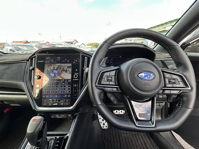 スバル レヴォーグ STIスポーツシャープ 愛知県 2023(令5)年 4.2万km 青 500台限定/４WD/純正11.6インチナビ/フルセグTV/バックカメラ/ビルトインETC/全車速追従機能付クルーズコントロール/コーナーセンサー/アイドリングストップ/アイサイトセイフティプラス/ターボ/LEDヘッドランプ/LEDフロントフォグランプ/純正19インチAW/革巻きステアリング/パドルシフト/ブラック合皮/ウルトラスエードコンビシート/シートヒーター/パワーシート/禁煙車