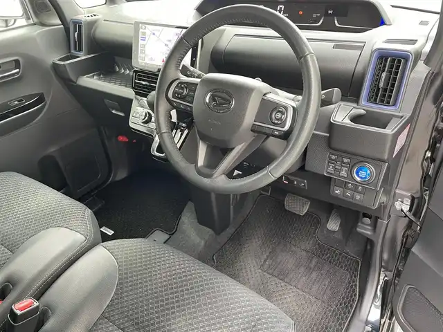 ダイハツ タント カスタム RS スタイルセレクション 滋賀県 2020(令2)年 4.2万km パールブラック 両側パワースライドドア/純正9インチナビ/（AM/FM/CD/DVD/フルセグ/Bluetooth）/バックカメラ/全周囲カメラ/ドライブレコーダー/ETC/クルーズコントロール/プリクラッシュブレーキアシスト/横滑り防止装置/コーナーセンサー/アイドリングストップ/運転席・助手席シートヒーター/電動格納ミラー/オートライト/LEDヘッドライト/プッシュスタート/スマートキー/スペアキー/オートエアコン/USB端子/純正フロアマット