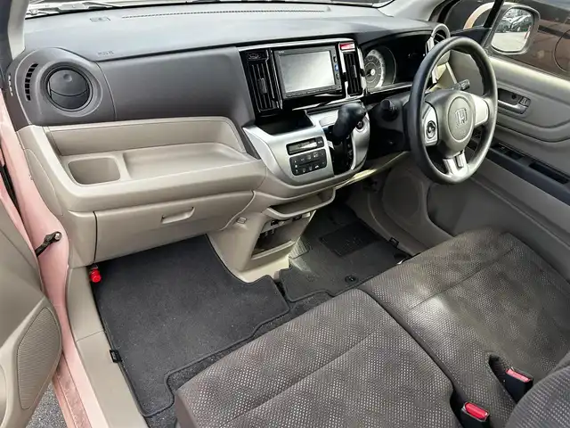 ホンダ Ｎ ＷＧＮ G Lパッケージ 滋賀県 2017(平29)年 8.7万km プレミアムピンクP 純正メモリーナビ/【Bluetooth/CD/DVD/USB/フルセグ】/バックカメラ/オートエアコン/衝突軽減ブレーキ/横滑り防止/ビルトインETC/スマートキー/プッシュスタート/ステアリングリモコン