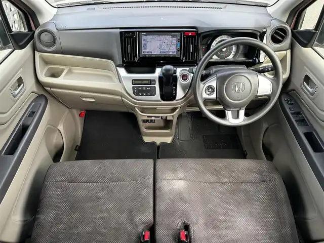 ホンダ Ｎ ＷＧＮ G Lパッケージ 滋賀県 2017(平29)年 8.7万km プレミアムピンクP 純正メモリーナビ/【Bluetooth/CD/DVD/USB/フルセグ】/バックカメラ/オートエアコン/衝突軽減ブレーキ/横滑り防止/ビルトインETC/スマートキー/プッシュスタート/ステアリングリモコン