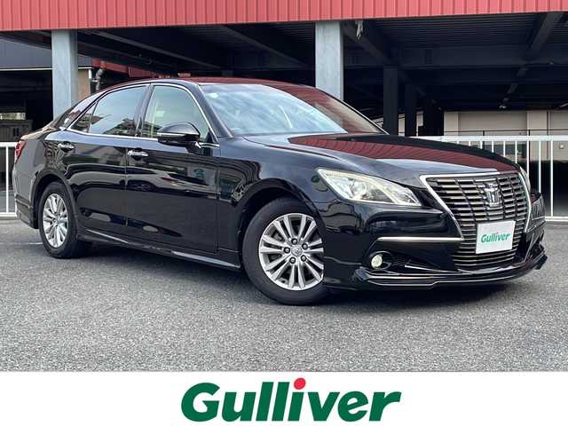 トヨタ クラウン ロイヤル ロイヤルサルーン 神奈川県 2015(平27)年 9万km ブラック 純正HDDナビ/・DTV/CD/DVD/MSV/BT		/バックカメラ/純正16インチAW/フロント/サイド/リアアンダーエアロ/革調シートカバー/フロントパワーシート/トランクイージークローザー/ビルトインETC		/前後ドライブレコーダー	/クルーズコントロール/オートライト/HIDヘッドライト/フォグランプ/プッシュEgスタート/ストップ		/スマートキー/W/サイド/カーテンエアバック/純正フロアマット/取扱説明書