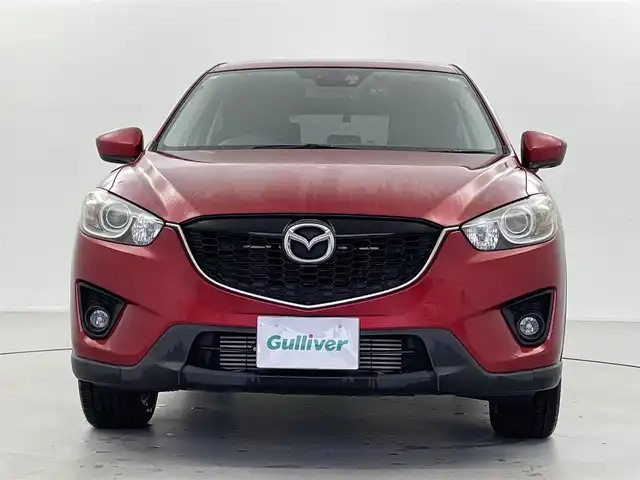 マツダ ＣＸ－５ XD Lパッケージ 福井県 2013(平25)年 8.8万km ソウルレッドプレミアムメタリック サンルーフ/衝突軽減ブレーキ/社外ナビ/バックカメラ/MTモード/革巻きステアリング/ステアリングスイッチ/クルーズコントロール/ドライブレコーダー/Autoライト/AFS/RVM/ラゲッジマット/ETC/レザーシート/パワーシート(D)/シートヒーター(D/N)/スマートキー/純正19インチアルミホイール