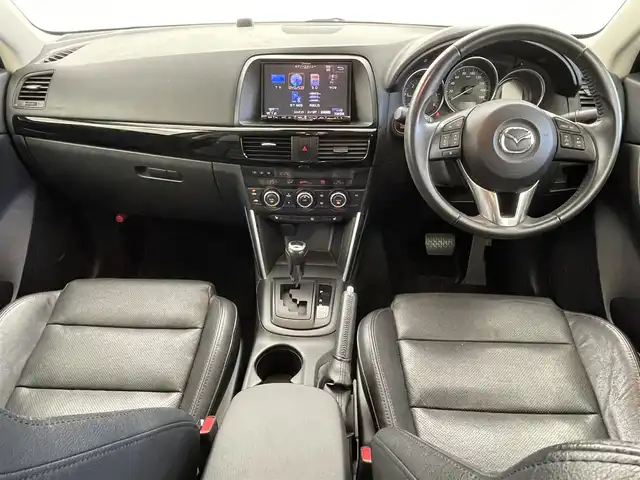 マツダ ＣＸ－５ XD Lパッケージ 福井県 2013(平25)年 8.8万km ソウルレッドプレミアムメタリック サンルーフ/衝突軽減ブレーキ/社外ナビ/バックカメラ/MTモード/革巻きステアリング/ステアリングスイッチ/クルーズコントロール/ドライブレコーダー/Autoライト/AFS/RVM/ラゲッジマット/ETC/レザーシート/パワーシート(D)/シートヒーター(D/N)/スマートキー/純正19インチアルミホイール
