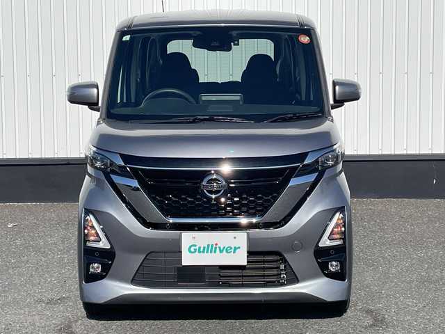 日産 ルークス HWS Gターボ プロパイロットED 千葉県 2021(令3)年 3.5万km チタニウムグレーメタリック 純正9インチナビ/(フルセグTV/BT/CD/DVD/FM/AM)/全周囲カメラ/プロパイロット/純正ドライブレコーダー/両側パワースライドドア/ETC/アイドリングストップ/LEDヘッドライト/フォグランプ/オートライト/ウィンカーミラー/電動格納ミラー/純正15インチAW/シートリフター/プッシュスタート/スマートキー/フロアマット/スペアキー/保証書