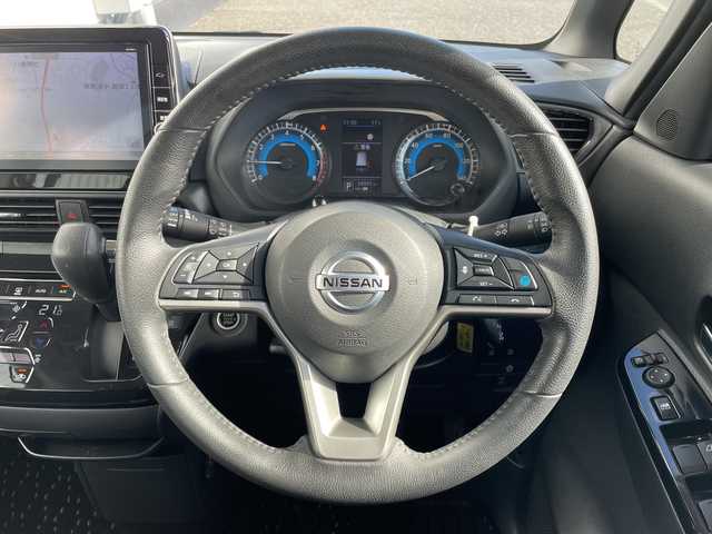 日産 ルークス HWS Gターボ プロパイロットED 千葉県 2021(令3)年 3.5万km チタニウムグレーメタリック 純正9インチナビ/(フルセグTV/BT/CD/DVD/FM/AM)/全周囲カメラ/プロパイロット/純正ドライブレコーダー/両側パワースライドドア/ETC/アイドリングストップ/LEDヘッドライト/フォグランプ/オートライト/ウィンカーミラー/電動格納ミラー/純正15インチAW/シートリフター/プッシュスタート/スマートキー/フロアマット/スペアキー/保証書