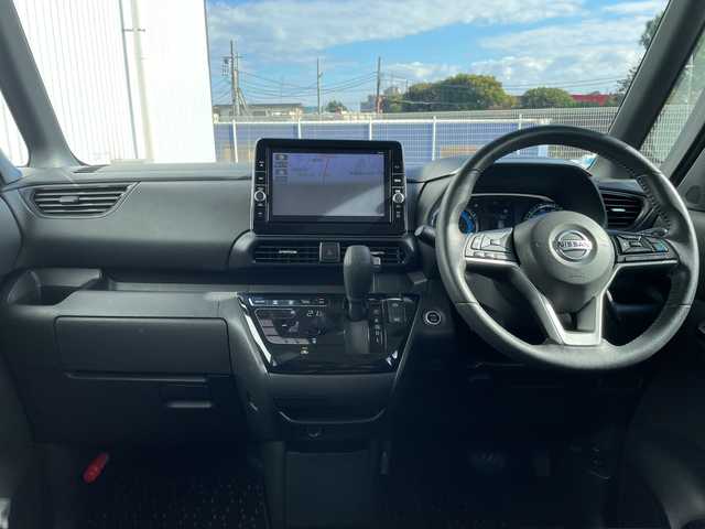 日産 ルークス HWS Gターボ プロパイロットED 千葉県 2021(令3)年 3.5万km チタニウムグレーメタリック 純正9インチナビ/(フルセグTV/BT/CD/DVD/FM/AM)/全周囲カメラ/プロパイロット/純正ドライブレコーダー/両側パワースライドドア/ETC/アイドリングストップ/LEDヘッドライト/フォグランプ/オートライト/ウィンカーミラー/電動格納ミラー/純正15インチAW/シートリフター/プッシュスタート/スマートキー/フロアマット/スペアキー/保証書