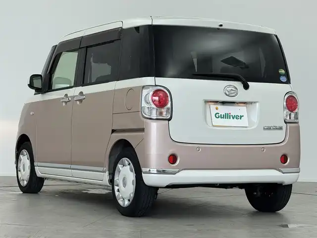 ダイハツ ムーヴ キャンバス X メイクアップ SA Ⅲ 愛知県 2018(平30)年 1.9万km パールホワイトⅢ/ライトローズマイカメタリックⅡ 2トーン ケンウッド製7インチV型メモリナビ/バックカメラ/ETC/ステアリングリモコン/ベンチシート/両側パワースライドドア/純正フロアマット/プッシュスタート/アイドリングストップ/スマートアシスト/　　・衝突被害軽減ブレーキ/　　・ペダル踏み間違い急発進抑制装置/　　・先行車発進お知らせ機能/　　・標識認識機能/　　・オートハイビーム/コーナーセンサー/オートライト/ドアバイザー/電動格納ミラー/取扱説明書/保証書/スマートキー/スペアキー