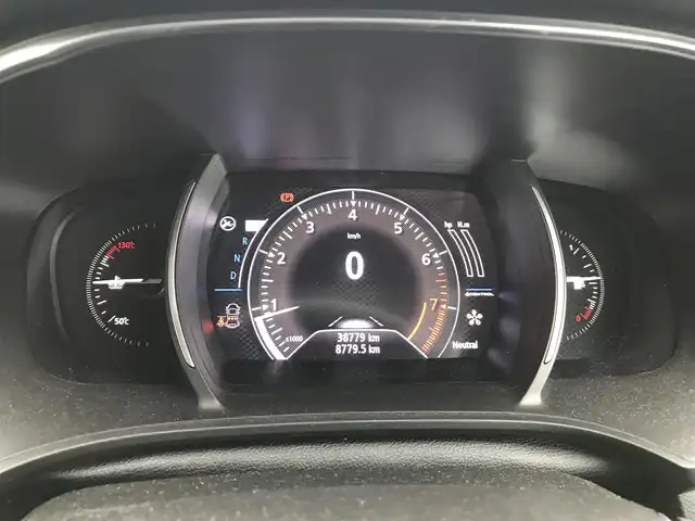 ルノー メガーヌ 1．6 富山県 2018(平30)年 3.9万km 青 ディスプレイオーディオ/Bluetooth/衝突被害軽減ブレーキ/コーナーセンサー/レーンキープアシスト/ブラインドスポットモニター/社外AWスタッドレスタイヤ車載/革巻きステアリング/プッシュスタート/スマートキー/LEDヘッドライト/オートライト/ルーフレール/パドルシフト/ETC