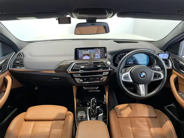ＢＭＷ Ｘ４ M40i 愛知県 2020(令2)年 6.6万km 白 コニャックレザー　/ＨＵＤ　/純正ナビ　/Ｂｌｕｅｔｏｏｔｈ　/フルセグＴＶ　/３６０度カメラ　/ＡＣＣ　/ＬＫＡ　/ＢＳＭ　/シートヒーター　/ワイヤレスチャージ　/ドライブレコーダー　/ミラー型ＥＴＣ　/インテリジェントセーフティ/ミラーリンク/パワーバックドア/プッシュスタート/ウィンカーミラー/アイドリングストップ