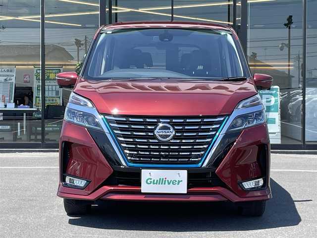 日産 セレナ e－パワー ハイウェイスター V 茨城県 2020(令2)年 6.8万km マルーンレッド 純正ナビ/【iPod・SD・ラジオ・TV・ウォークマン・USB・CD・BT・AUX】/全方位カメラ/ETC/前後コーナーセンサー/レーダークルコン/プロパイロット/BSM/パーキングアシスト/両側パワスラ/後席AAC/ブレーキホールド/フロアマット/純正アルミホイール/電格ミラー/ウインカーミラー/ドアバイザー