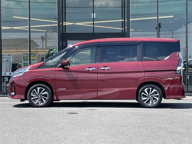 日産 セレナ e－パワー ハイウェイスター V 茨城県 2020(令2)年 6.8万km マルーンレッド 純正ナビ/【iPod・SD・ラジオ・TV・ウォークマン・USB・CD・BT・AUX】/全方位カメラ/ETC/前後コーナーセンサー/レーダークルコン/プロパイロット/BSM/パーキングアシスト/両側パワスラ/後席AAC/ブレーキホールド/フロアマット/純正アルミホイール/電格ミラー/ウインカーミラー/ドアバイザー