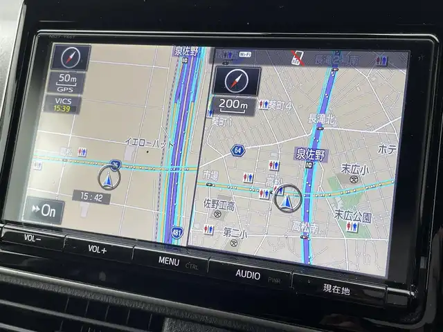 トヨタ ヴォクシー ZS 煌Ⅱ 大阪府 2016(平28)年 12.4万km ブラック 純正SDナビ(NSZT-Y66T)/BT/CD/USB/SD/TV/バックカメラ/ドライブレコーダー/両側パワースライドドア/レーンキープアシスト/純正フロアマット/純正16インチAW/LEDヘッドライト/フロントフォグ/オートハイビーム/電格ミラー/スペアキー/ETC