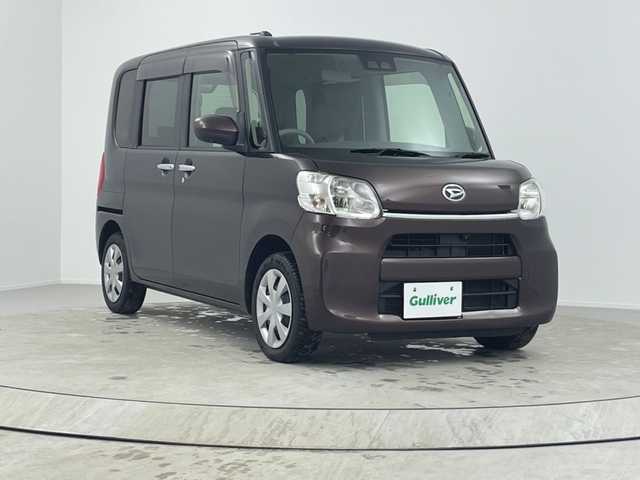 ダイハツ タント X LTD SA Ⅲ 熊本県 2018(平30)年 3.8万km プラムブラウンクリスタルマイカ 純正ナビ　Ｂｌｕｅｔｏｏｔｈ　フルセグＴＶ　アラウンドビューモニター　両側パワースライドドア　シートヒーター　オートマチックハイビーム　スマートキー アイドリングストップ 純正LEDヘッドライト