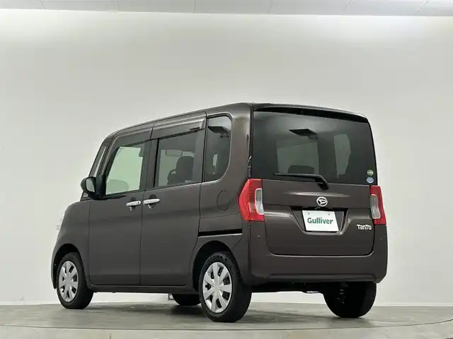 ダイハツ タント X LTD SA Ⅲ 埼玉県 2018(平30)年 3.8万km プラムブラウンクリスタルマイカ 純正ナビ　Ｂｌｕｅｔｏｏｔｈ　フルセグＴＶ　アラウンドビューモニター　両側パワースライドドア　シートヒーター　オートマチックハイビーム　スマートキー アイドリングストップ 純正LEDヘッドライト