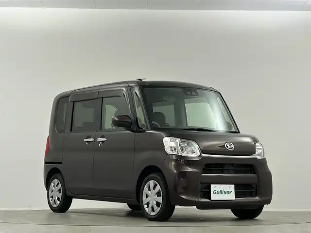 ダイハツ タント X LTD SA Ⅲ 埼玉県 2018(平30)年 3.8万km プラムブラウンクリスタルマイカ 純正ナビ　Ｂｌｕｅｔｏｏｔｈ　フルセグＴＶ　アラウンドビューモニター　両側パワースライドドア　シートヒーター　オートマチックハイビーム　スマートキー アイドリングストップ 純正LEDヘッドライト