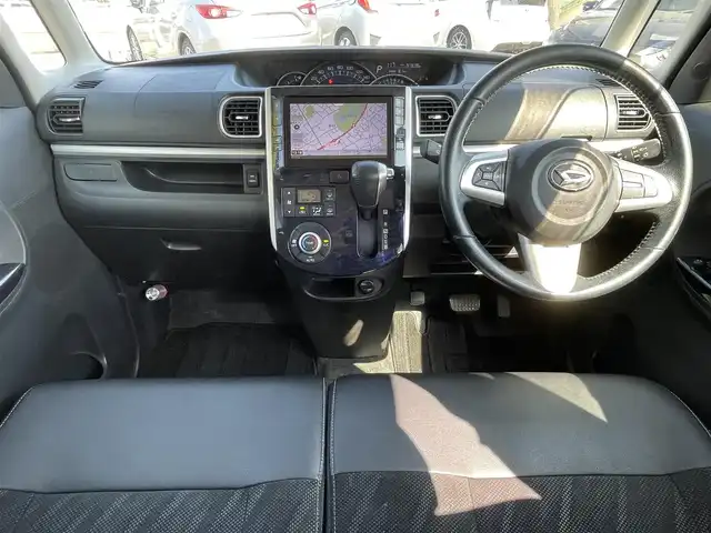 ダイハツ タント カスタムRS トップED LTD SAⅢ 山梨県 2018(平30)年 9.8万km パールホワイトⅢ (株)IDOMが運営する【じしゃロン甲府店】の自社ローン専用車両になります。/こちらは現金またはオートローンご利用時の価格です。自社ローンご希望の方は別途その旨お申付け下さい/スマートアシストIII/スマートキー×２/両側パワースライドドア/全方位カメラ/純正メモリーナビ・フルセグＴＶ/【CD/DVD/SD/BTオーディオ/HDMI/USB】/ステアリングオーディオスイッチ/ETC/LEDヘッドライト/フォグランプ/純正15インチアルミホイール/合皮/ファブリックコンビシート/シートリフター/シートヒーター/保証書・取説・ナビ取説