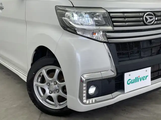 ダイハツ タント カスタムX トップED LTD SAⅢ 新潟県 2018(平30)年 8.3万km パールホワイトⅢ スマートアシストIII/　・衝突回避支援ブレーキ機能/　・衝突警報機能（対車両・対歩行者）/　・車線逸脱警報機能/　・誤発進抑制制御機能/　・先行車発進お知らせ機能/　・オートハイビーム/純正ディーラーOPナビ/フリップダウンモニター/全方位モニター/フルセグTV/Bluetooth/HDMI/ETC/ドライブレコーダー/両側パワースライドドア/オートライト/LEDヘッドライト/コーナーセンサー/ステアリングスイッチ/アイドリングストップ/プッシュスタート