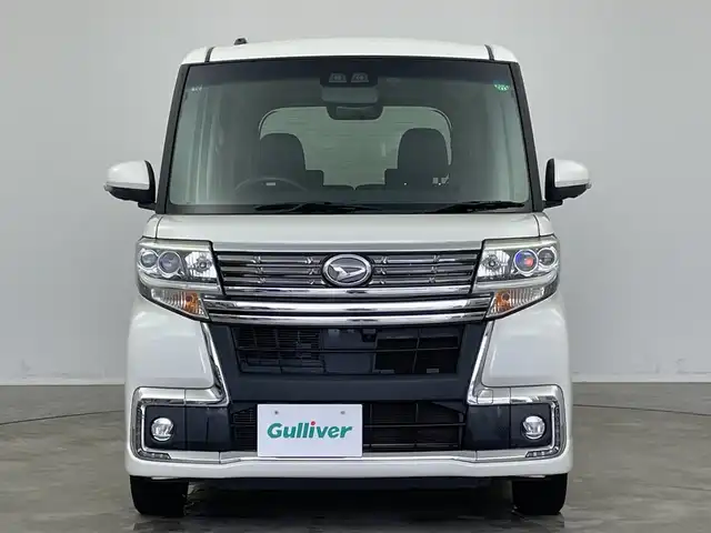ダイハツ タント カスタムX トップED LTD SAⅢ 新潟県 2018(平30)年 8.3万km パールホワイトⅢ スマートアシストIII/　・衝突回避支援ブレーキ機能/　・衝突警報機能（対車両・対歩行者）/　・車線逸脱警報機能/　・誤発進抑制制御機能/　・先行車発進お知らせ機能/　・オートハイビーム/純正ディーラーOPナビ/フリップダウンモニター/全方位モニター/フルセグTV/Bluetooth/HDMI/ETC/ドライブレコーダー/両側パワースライドドア/オートライト/LEDヘッドライト/コーナーセンサー/ステアリングスイッチ/アイドリングストップ/プッシュスタート