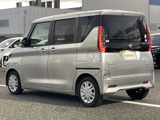 日産 ルークス X 島根県 2021(令3)年 3.6万km スターリングシルバーM 純正SDナビゲーション(MJ118D-W)/フルセグ BT/アラウンドビューカメラ/片側パワースライドドア/左ハンズフリーオートスライドドア/社外前方ドライブレコーダー/ビルトインETC/コーナーセンサー/アイドリングストップ