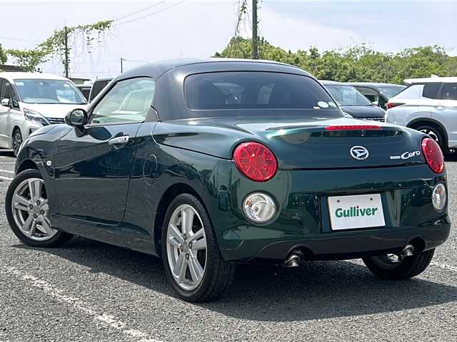 ダイハツ コペン セロ 千葉県 2015(平27)年 4.2万km ブリティッシュグリーンマイカ ナビＡＶＩＣ－ＲＺ０６　ドラレコ　ＥＴＣ　シートヒーター　電動オープン　スマートキー　プッシュスタート　ツートンカラー　１６インチＡＷ　ＨＩＤ　フォグライト　エコアイドル　横滑り防止 ICターボ