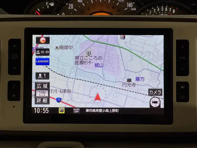 ダイハツ ムーヴ キャンバス G メイクアップ リミテッド　SAⅢ 三重県 2020(令2)年 2.4万km パールホワイトⅢ/ナチュラルベージュマイカメタリック 2トーン ガソリン/FF/インパネCVT/純正 8インチナビ NSZN-X70D/（TV/CD/DVD/iPod/MEMORY MUSIC/SD/Bluetooth/FM/AM/USB/HDMI/ドラレコ）/パノラマモニター/両側パワースライドドア（ワンタッチオープン機能・予約ロック機能付）/ドライブレコーダー 前後（ナビ連動）/ETC/衝突回避支援システム スマートアシスト3/・衝突警報機能（対車両・対歩行者）/・衝突回避支援ブレーキ機能（対車両・対歩行者）/・誤発進抑制制御機能（前方・後方）/・車線逸脱警報機能/・オートハイビーム機能/装備/・【DOP】ダイハツ純正 本革風シートカバー/・オートエアコン/・オートライト/・LEDヘッドランプ（AFS・オートレベリング機能・LEDクリアランスランプ付）/・LEDフロントフォグランプ/・ステアリングスイッチ/・プッシュスタート/・助手席大型シートアンダートレイ/・純正ホイールキャップ＋14インチスチールホイール/・取/ナビ取/・スマートキーx2