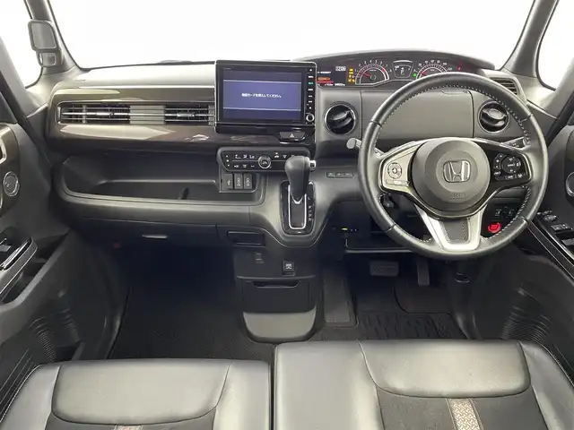 ホンダ Ｎ ＢＯＸ カスタム G L ターボ ホンダセンシング 福井県 2018(平30)年 4.9万km クリスタルブラックパール 純正ナビ/CD/DVD/Bluetooth/フルセグ/Ｈｏｎｄａ　ＳＥＮＳＩＮＧ/・衝突軽減ブレーキ/・誤発進抑制機能/・後方誤発進抑制機能/・アダプティブクルーズコントロール/・車線維持支援システム/バックカメラ/ETC/LEDヘッドライト/スマートキー