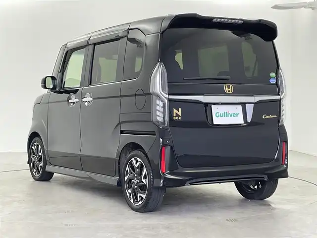 ホンダ Ｎ ＢＯＸ カスタム G L ターボ ホンダセンシング 福井県 2018(平30)年 4.9万km クリスタルブラックパール 純正ナビ/CD/DVD/Bluetooth/フルセグ/Ｈｏｎｄａ　ＳＥＮＳＩＮＧ/・衝突軽減ブレーキ/・誤発進抑制機能/・後方誤発進抑制機能/・アダプティブクルーズコントロール/・車線維持支援システム/バックカメラ/ETC/LEDヘッドライト/スマートキー