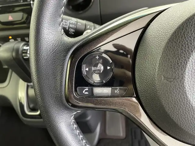 ホンダ Ｎ ＢＯＸ カスタム G L ターボ ホンダセンシング 福井県 2018(平30)年 4.9万km クリスタルブラックパール 純正ナビ/CD/DVD/Bluetooth/フルセグ/Ｈｏｎｄａ　ＳＥＮＳＩＮＧ/・衝突軽減ブレーキ/・誤発進抑制機能/・後方誤発進抑制機能/・アダプティブクルーズコントロール/・車線維持支援システム/バックカメラ/ETC/LEDヘッドライト/スマートキー