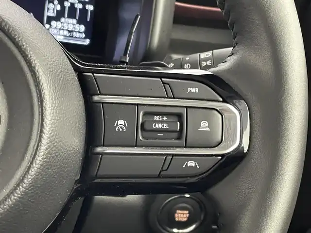 スズキ スペーシア カスタム HYBRID XS ターボ 埼玉県 2024(令6)年 0.9万km スチールシルバーメタリック/ブルーイッシュブラックパール 社外ナビ　バックカメラ　ＨＵＤ　ビルトインＥＴＣ　前後ドライブレコーダー　セーフティサポート　レーダークルーズコントロール　シートヒーター　ステアリングヒーター　サーキュレーター　オートライト　ＬＥＤ