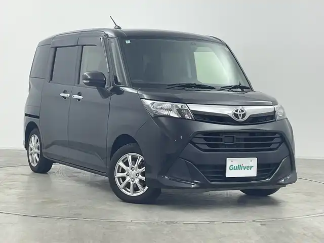 トヨタ タンク G 群馬県 2018(平30)年 8.7万km ブラックマイカメタリック 社外ナビ　バックカメラ　フルセグTV ビルトインETC クルーズコントロール　前後ドライブレコーダー　LEDヘッドライト　スマートキー　両側電動スライドドア　アイドリングストップ　スマートキー　禁煙車