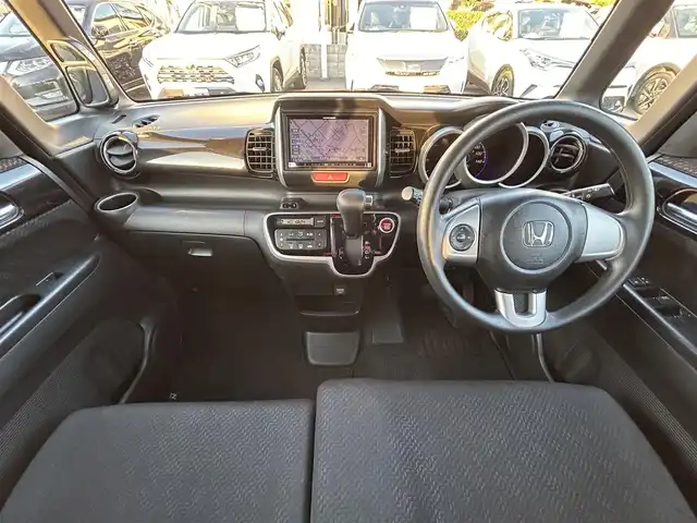 ホンダ Ｎ ＢＯＸ カスタム G Aパッケージ 大阪府 2014(平26)年 8.4万km スマートブラック SDナビ（ワンセグ/BT/CD/DVD)/両側パワースライドドア/衝突被害軽減システム/横滑り防止装置/純正AW（14inch)/純正フロアマット/純正キセノンライト/フロントフォグランプ/オートライト/ETC/エンジンスタートボタン/スマートキー