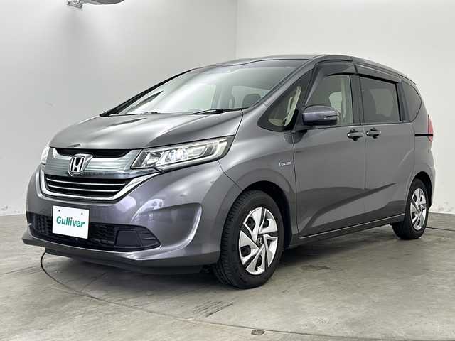 ホンダ フリード ハイブリット G ホンダセンシング 兵庫県 2018(平30)年 4.4万km モダンスティールM ・社外ナビ&BT&CD&DVD&USB&TV&SD&HDMI/・バックカメラ/・ビルトインETC/・前後ドライブレコーダー/・両側パワースライドドア/・ホンダセンシング/・レーダークルーズコントロール/・レーンキープアシスト/・前後コーナーセンサー/・衝突軽減ブレーキ/・プラズマクラスター/・LEDオートライト/・オートマチックハイビーム/・コンフォートビュー/・ステアリングリモコン/・W＋カーテンエアバック/・ECON/・スマートキー/・プッシュスタート